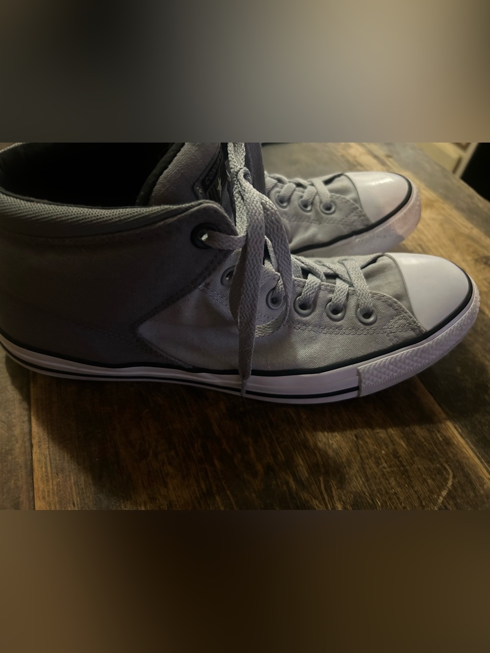 Converse Chuck Taylor All Star High Street Mid Top Sneaker Mens Size 10 Gray